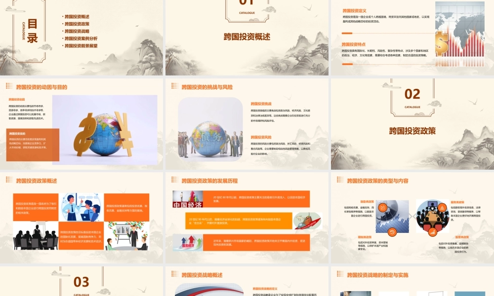 跨国投资政策与战略课件