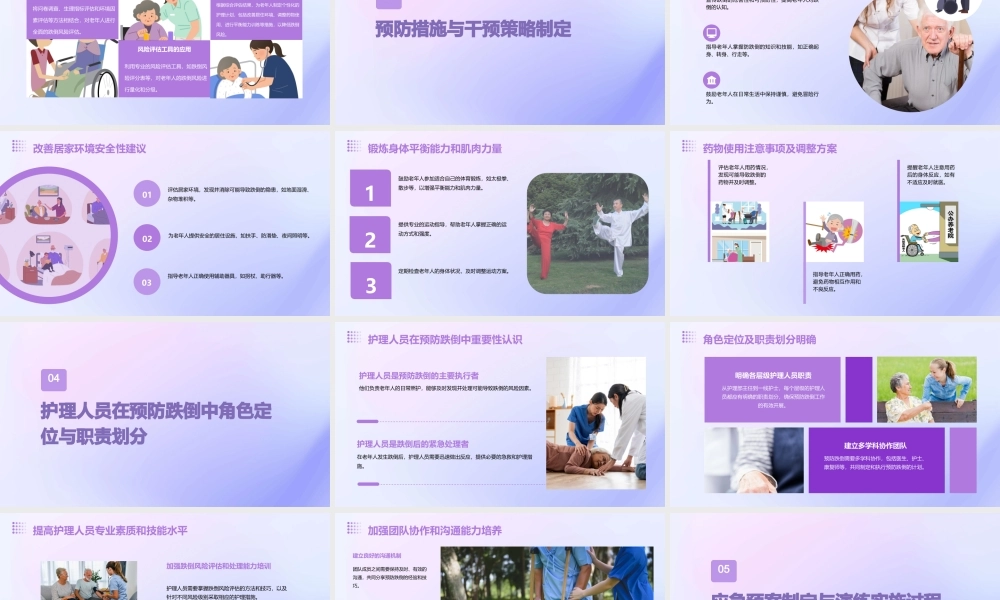 跌倒风险管理与老年人护理措施