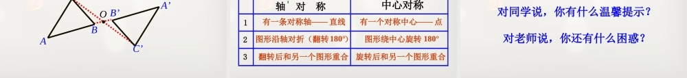 九年级数学(2322中心对称图形)课件1 人教新课标版 课件