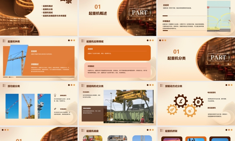 起重机分类及组成课件