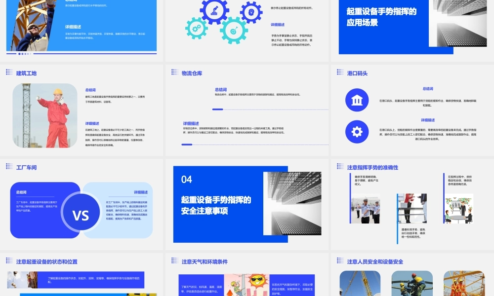 起重设备手势指挥课件