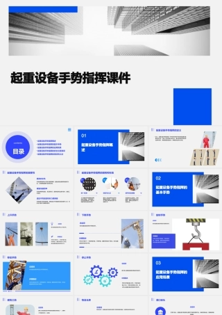 起重设备手势指挥课件