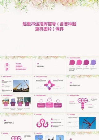 起重吊运指挥信号(含各种起重机图片)课件