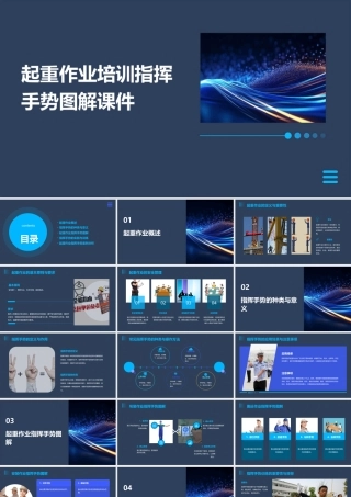 起重作业培训指挥手势图解课件