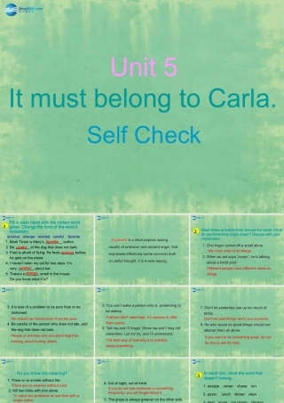 九年级英语全册 Unit 5 What are the shirts made of？(第3课时)课件 (新版)人教新目标版 课件