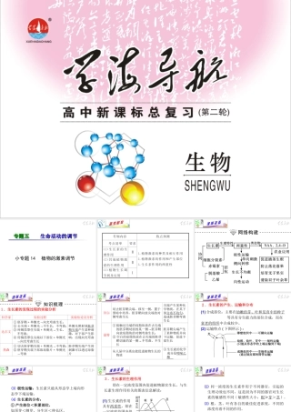 专题5小专题14植物的激素调节