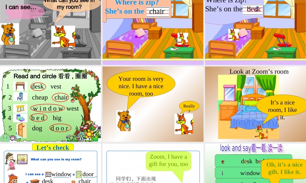 小学英语PEP四年级第四单元Unit4_My_Home_Part_B_Read_and_write_PPT课件