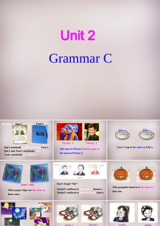八年级英语上册 Unit 2 School life Grammar C课件 牛津版 课件