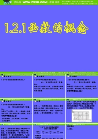 函数的概念课件 (2)