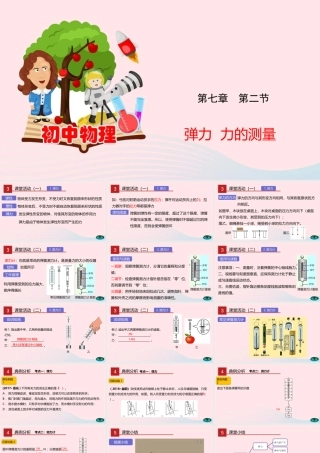 八年级物理下册 7.2 弹力 力的测量课件(新版)北师大版 课件
