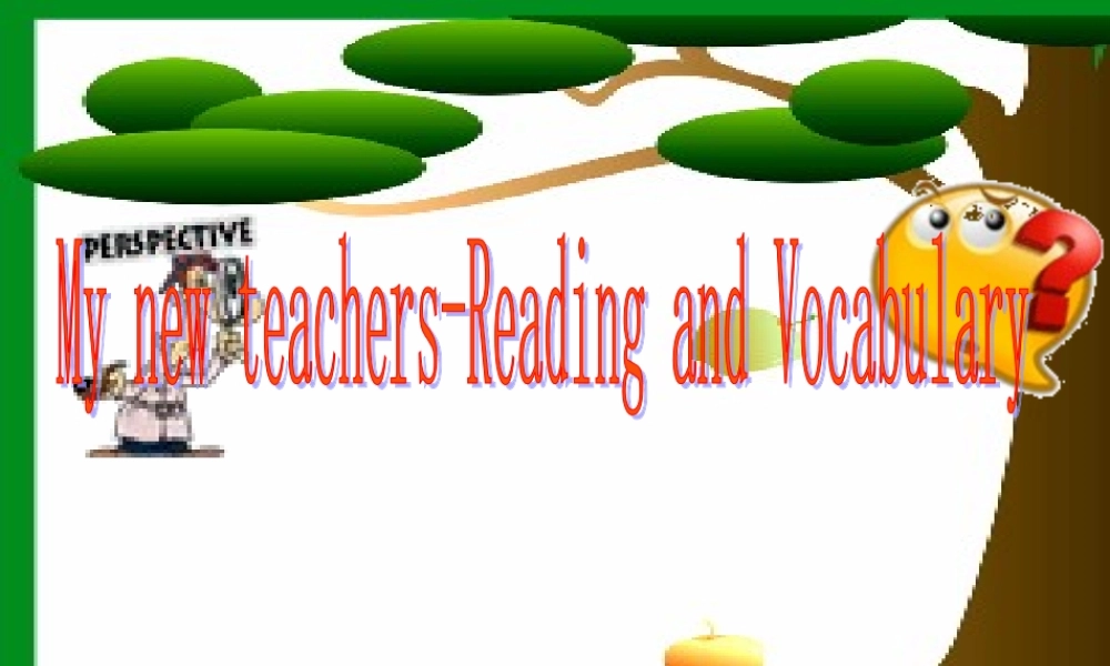 光盘Readingandvocabulary
