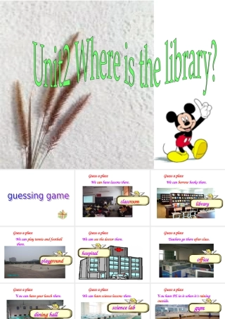 七年级英语上：Module 3 Unit 2 Where s the library 课件(外研版) 课件