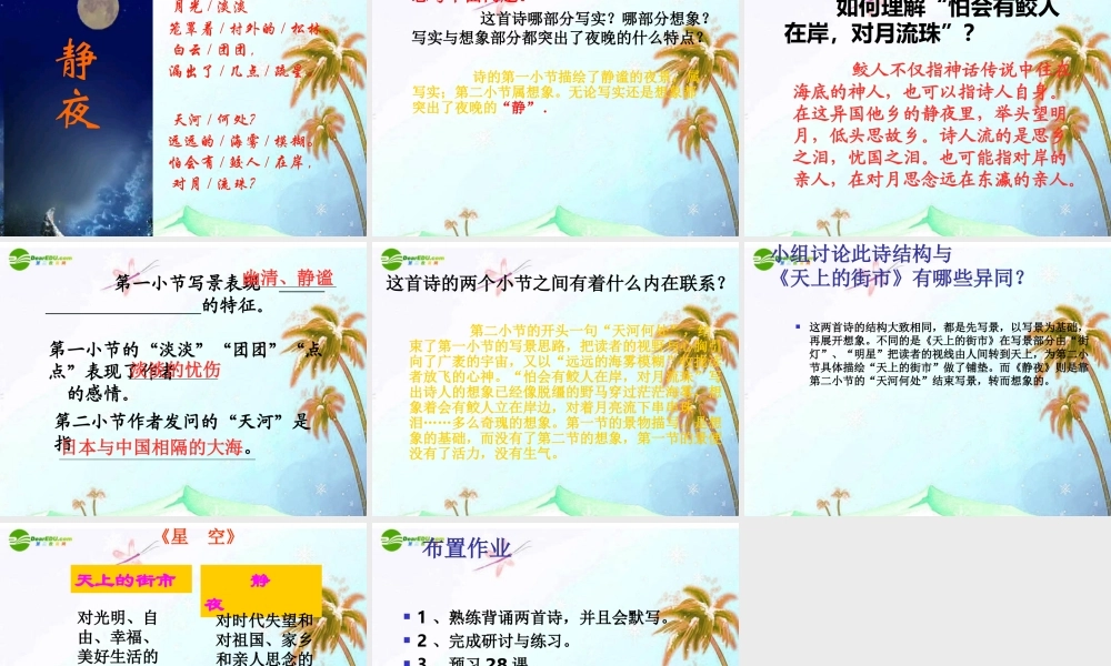 七年级语文上册 郭沫若诗两首课件 人教新课标版 课件