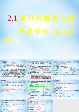 数学 2.1数列的概念和简单表示法(第1课时)课件 新人教A版必修5 课件