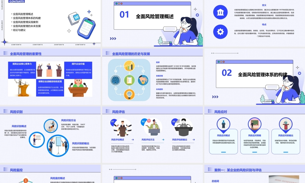谢总全面风险管理体系建设讲座课件