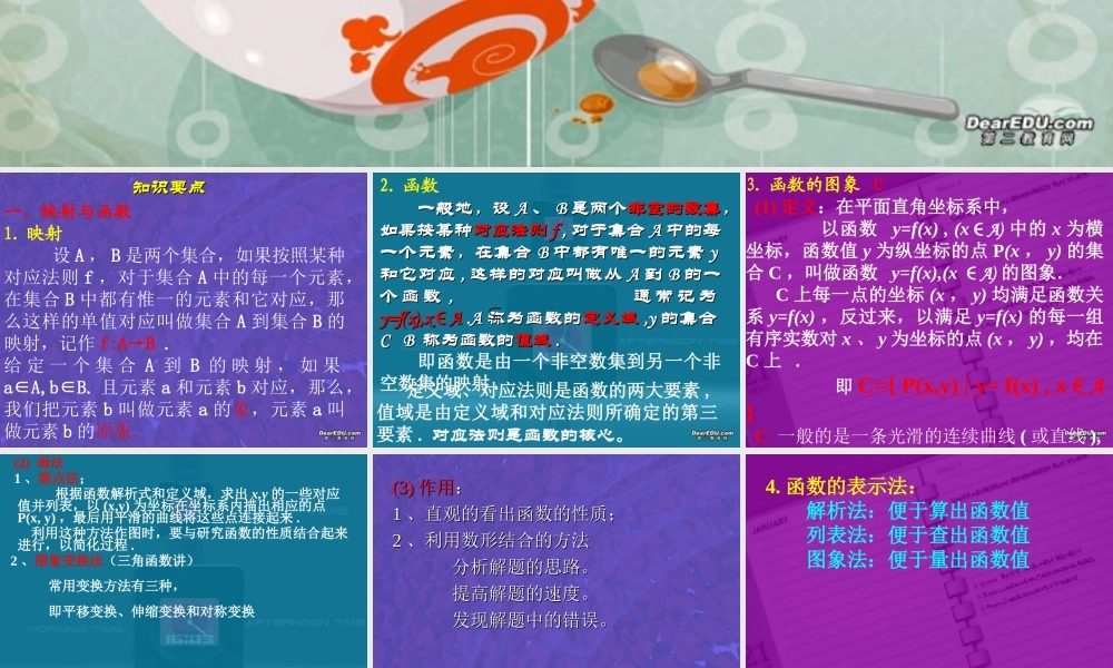 函数及其性质高三数学课件示例 人教版 课件