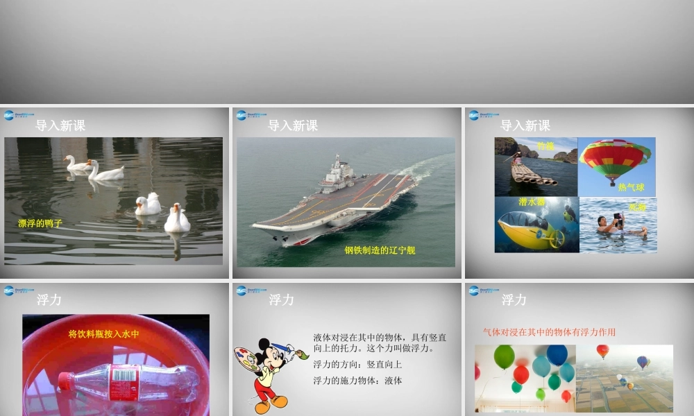 八年级物理下册 10.1 浮力课件 (新版)新人教版 课件