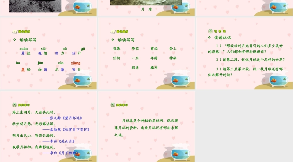 《月球之谜》教学课件