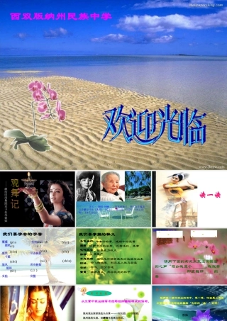 七年级语文观舞记 课件1新人教版 课件