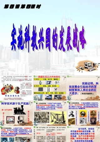 九年级政治 科教兴国课件 人教新课标版 课件