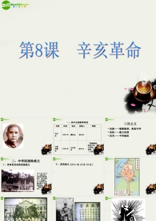 八年级历史上册(辛亥革命)课件2 北师大版 课件