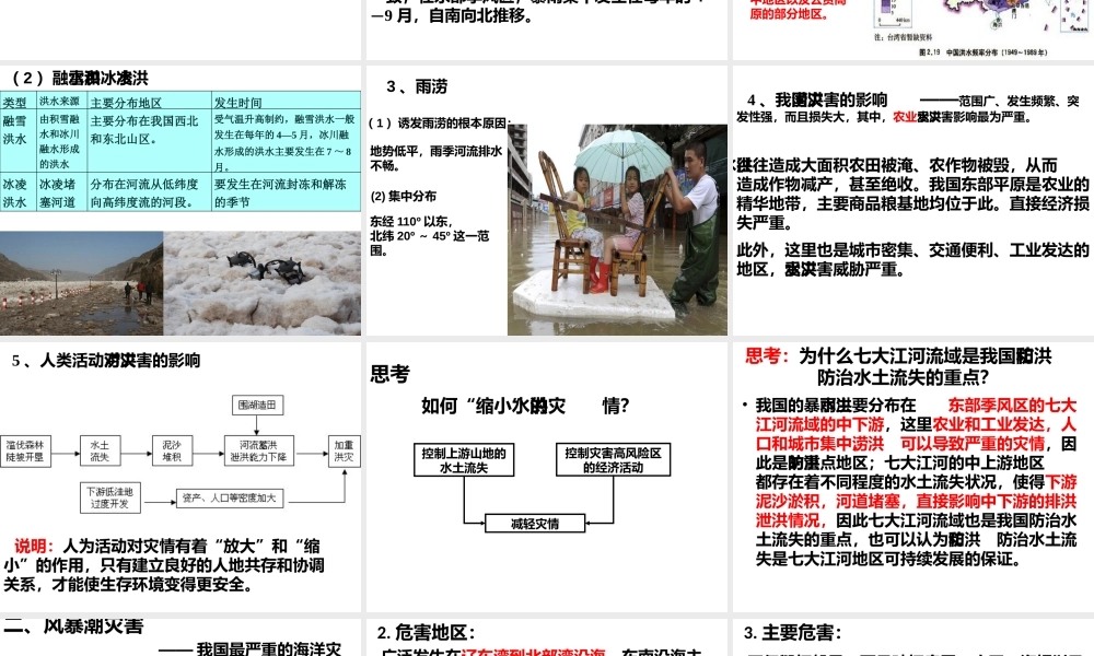 中国的水文灾害