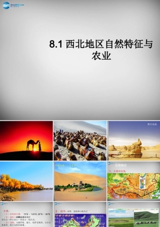 八年级地理下册 8.1 自然特征与农业课件 (新版)新人教版 课件