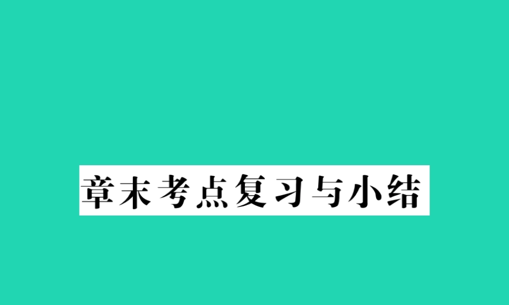 八年级数学下册 第16章(分式)章末考点复习与小结习题课件 (新版)华东师大版 课件