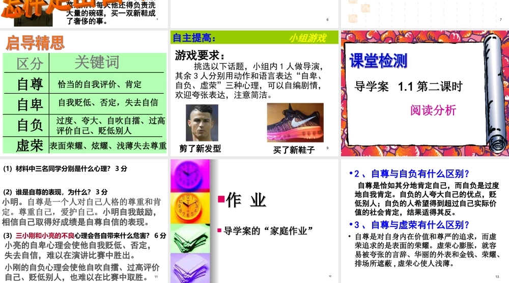 自卑自负虚荣