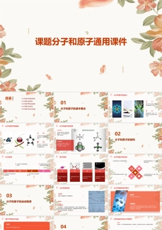 课题分子和原子通用课件