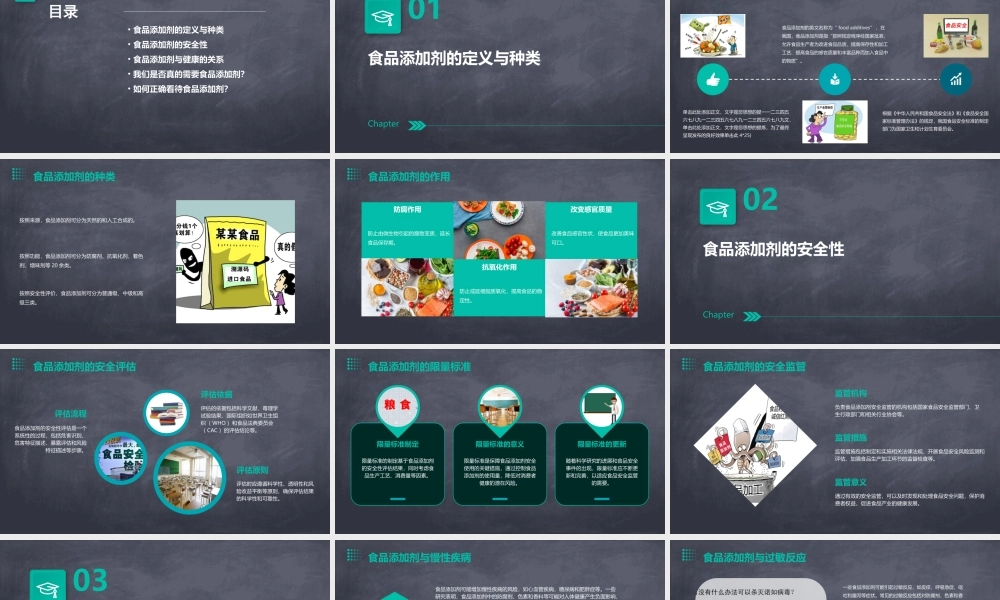 课题我们需要食品添加剂吗课件