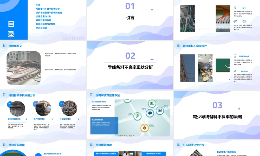 课题减少导线备料的不良率课件