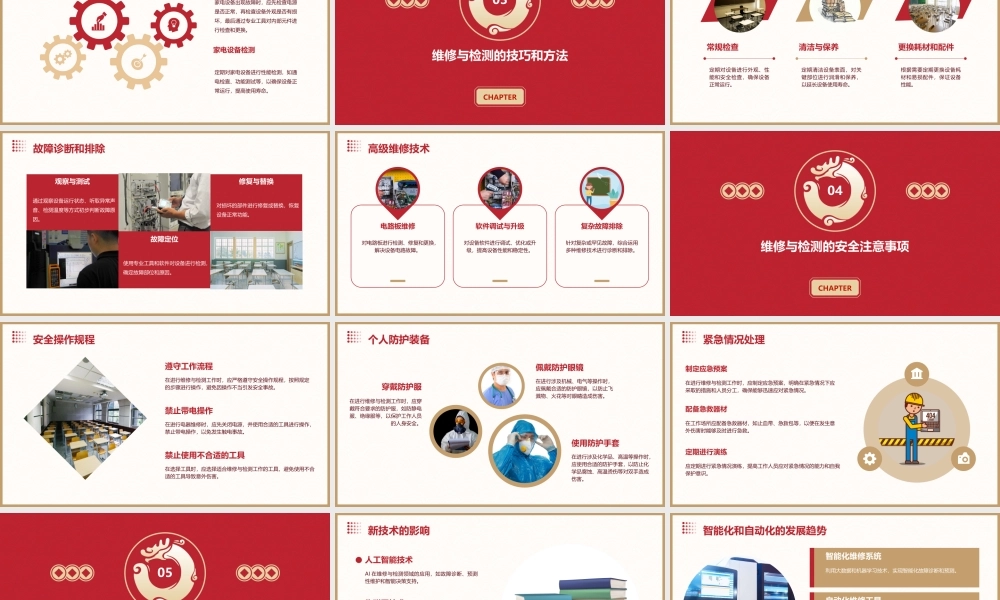 课题六  维修与检测课件