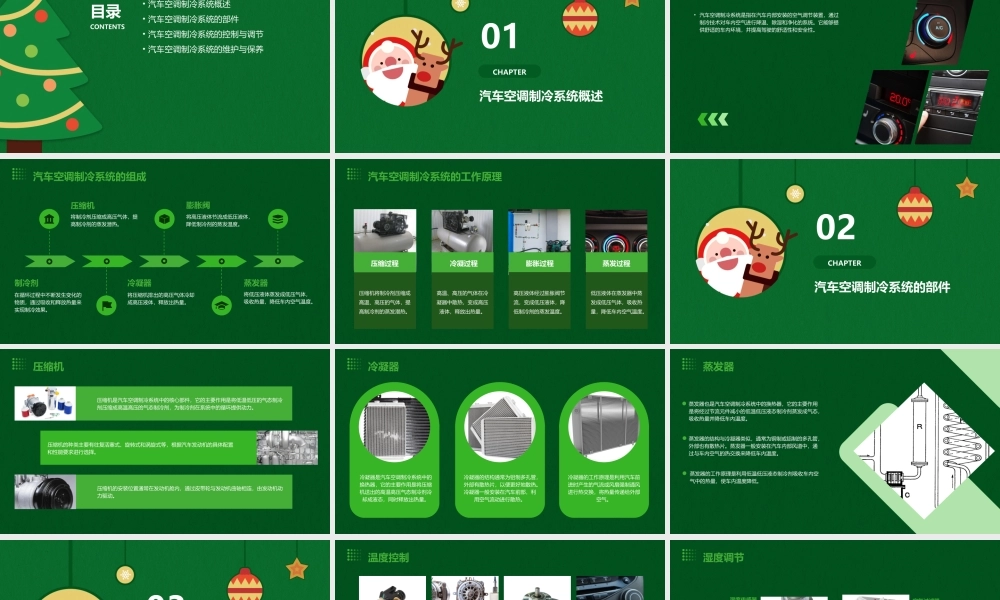 课题二汽车空调制冷系统的结构及原理课件