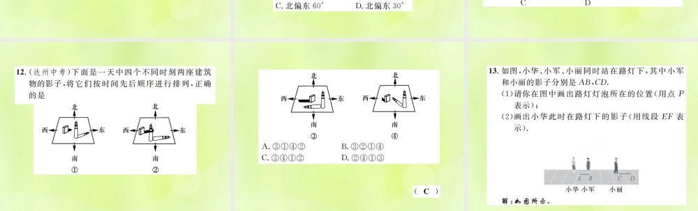 九年级数学下册 第二十九章 投影与视图 291 投影课件 (新版)新人教版 课件