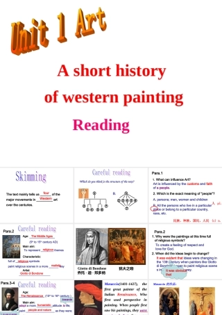 高二英语选修六unit1_reading