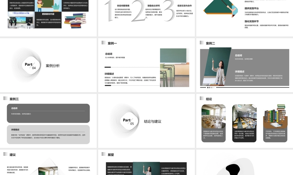 课堂教学如何与教学科研相结合课件