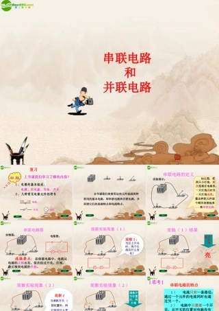 八年级物理上册 串联电路和并联电路课件 人教新课标版 课件