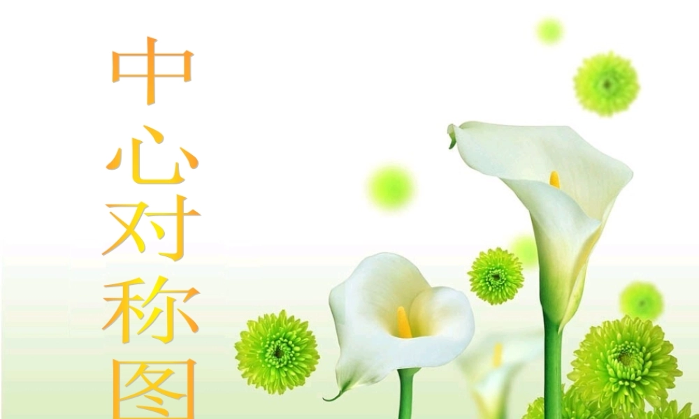 九年级数学中心对称图形课件 新课标 人教版 课件