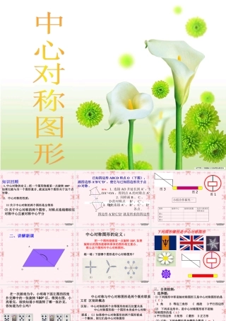 九年级数学中心对称图形课件 新课标 人教版 课件