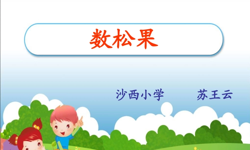 苏王云数松果