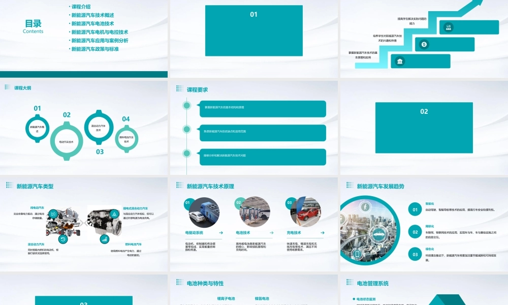 说课(新能源汽车技术)课件