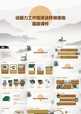 说服力工作型该这样做表格篇版课件