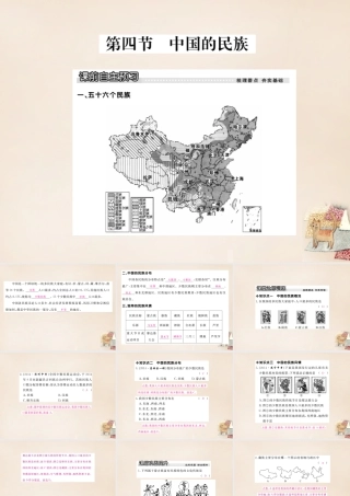 八年级地理上册 第一章 第四节 中国的民族课件 (新版)湘教版 课件