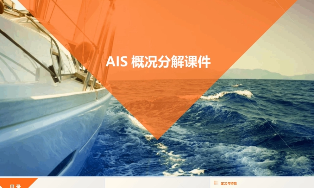 详细介绍AIS的概况分解课件
