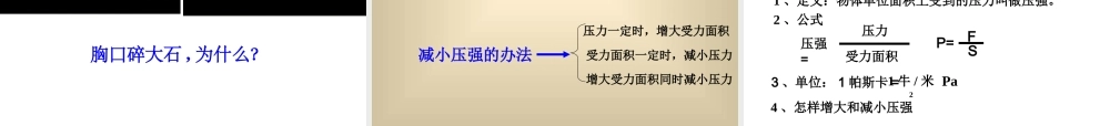 八年级物理 第十四章第一节 压强 课件 人教新课标版 课件