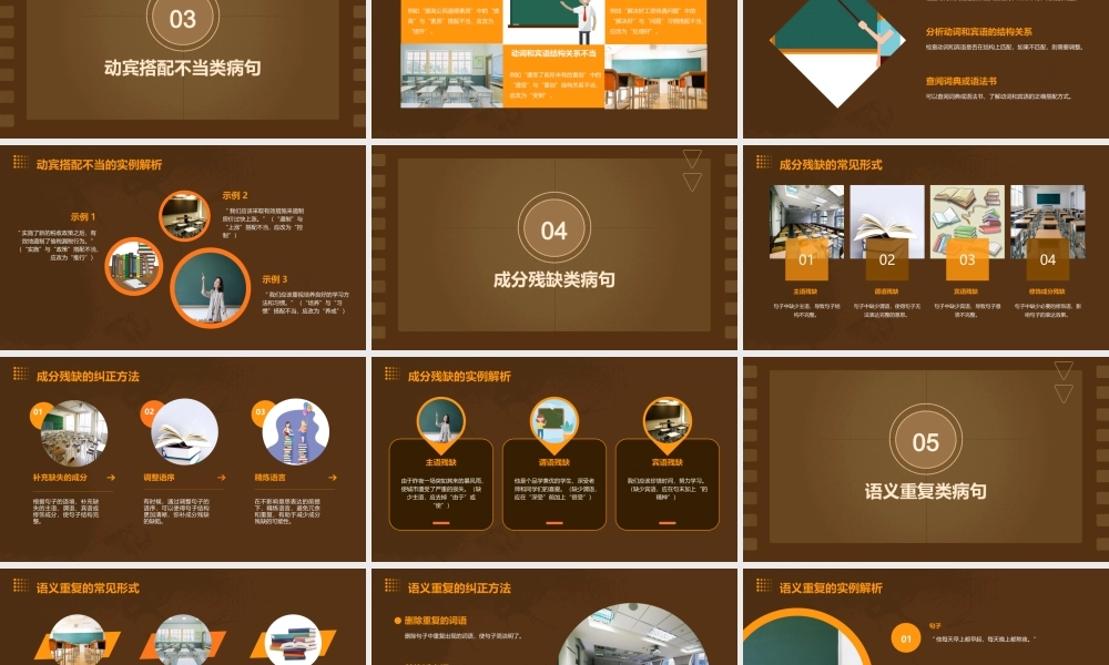 详细病句一轮复习专用剖析课件