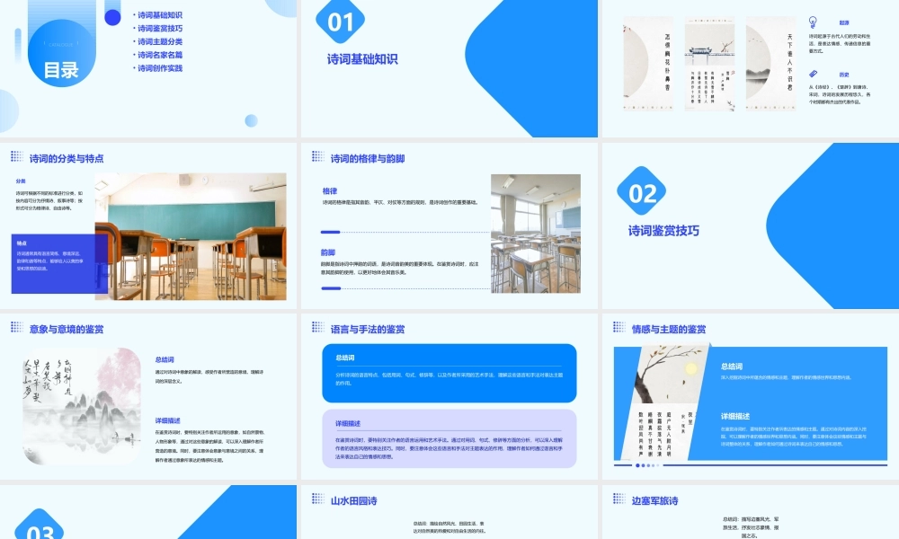 诗词鉴赏综合复习(共72张)分析课件