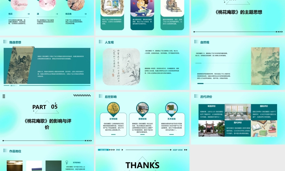 诗词赏析唐寅桃花庵歌课件