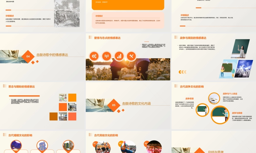 诗经邶风击鼓剖析课件